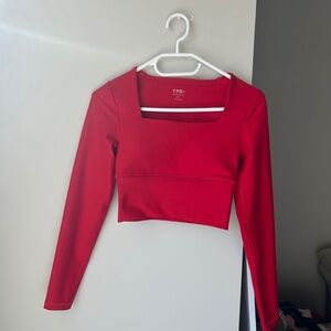 YPB Your Personal Best Longsleeve Red Workout Top XS